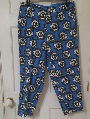Lane Bryant Blue Floral Pant